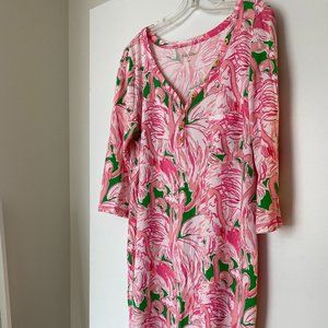 Lilly Pulitzer Cotton Palmetto Dress - XL